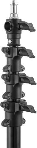 Meking MZ Series 9' 4-Section Air-Cushioned Light Stand, Black in Kuwait