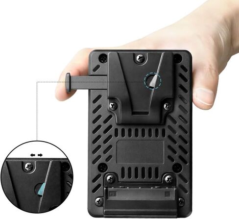 Alvins V-Mount to BP-U30 Battery Conversion Adapter for Blackmagic Pyxis 6K 12K, BPU-30 V Mount Dummy Battery for Sony PXW-Z200| HXR-NX800 Camcorders Fully Decoded in Kuwait