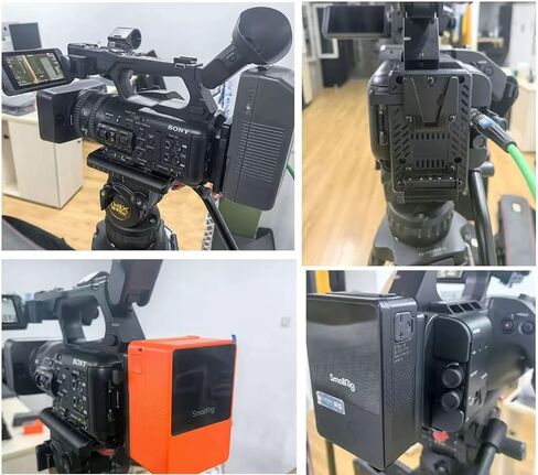 Alvins V-Mount to BP-U30 Battery Conversion Adapter for Blackmagic Pyxis 6K 12K, BPU-30 V Mount Dummy Battery for Sony PXW-Z200| HXR-NX800 Camcorders Fully Decoded in Kuwait