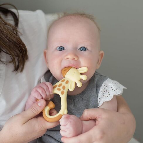 Dr. Brown's Ridgees Giraffe, Massaging Baby Teether, Designed by a Pediatric Dentist, BPA Free, 3m+ (Pack of 2) in Kuwait
