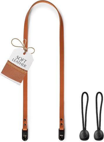Slim Leather Camera Strap with Quick Release, Neck, Shoulder Strap in Kuwait