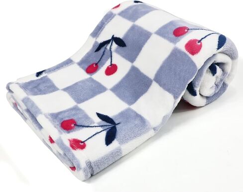 Ultra Soft Baby Blanket for Boys - 30x40 Inches | Cozy Fluffy Nautical Anchor Toddler Flannel Blanket,Perfect for Bedding Crib Stroller in Saudi Arabia