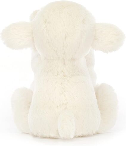 Jellycat Bashful Lamb Soother, 13.5 inches - Security Blanket & Lovey for Babies - Baby Gift in Kuwait
