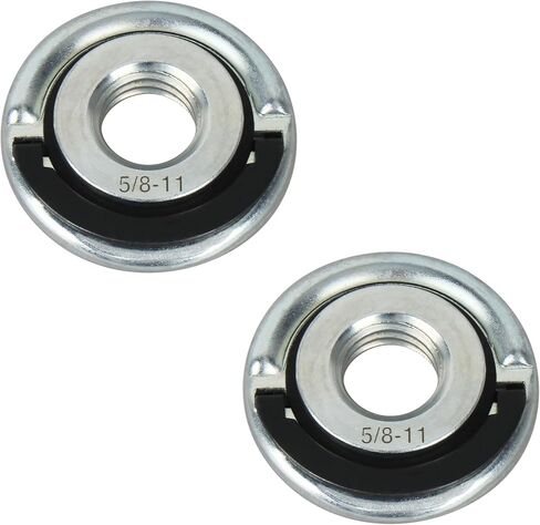 05-59-0015 Quick Release Lock Nut 5/8"-11 for Milwau-kee Grinders, 2 Pack | Fits 2783-20 & 2785-20, Tool-free quick lock for angle grinder discs, Heavy-duty steel, secure clamping in Kuwait