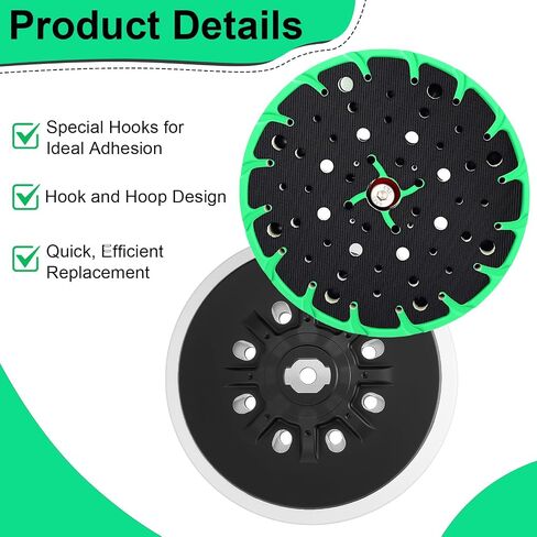 Lounsweer 4 Pack Sander Pads 6 Inch Hard Sanding Pad Compatible with 202460 Sanders 48 Hole Disc Compatible with ETS EQ 150/3 ETS EQ 150/5 Sander in Kuwait