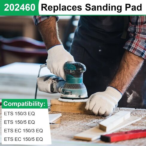 Lounsweer 4 Pack Sander Pads 6 Inch Hard Sanding Pad Compatible with 202460 Sanders 48 Hole Disc Compatible with ETS EQ 150/3 ETS EQ 150/5 Sander in Kuwait