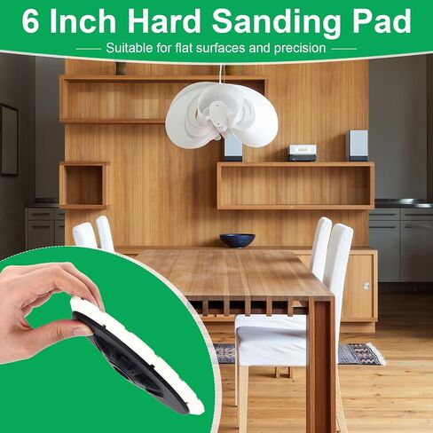 Lounsweer 4 Pack Sander Pads 6 Inch Hard Sanding Pad Compatible with 202460 Sanders 48 Hole Disc Compatible with ETS EQ 150/3 ETS EQ 150/5 Sander in Kuwait