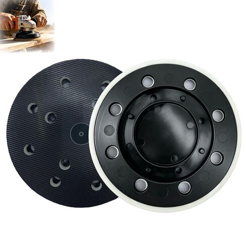 Upgraded for Festool ETS ES ETSC 125 Sanding Pad 492280 Soft 5 Inch (125mm) | 492280 Soft Sander Pad, 8 Hole, ST-STF 125/8-M4-J W-HT, Heat Resistant Hook & Loop, High Dust Extraction, M4 Connection in Kuwait