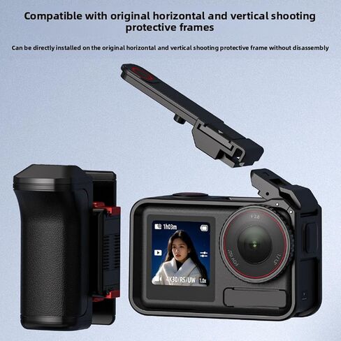 GOWENIC Street Photography Grip, Magnetic Camera Handle with Non Slip Silicone and Cold Shoe Mount, for 5PRO 4 3 Camera in Kuwait