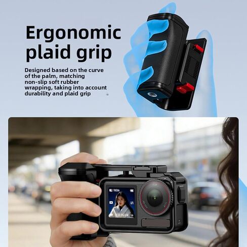 GOWENIC Street Photography Grip, Magnetic Camera Handle with Non Slip Silicone and Cold Shoe Mount, for 5PRO 4 3 Camera in Kuwait