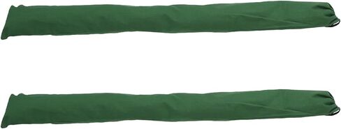 HANABASS 2pcs Flood Barrier Sandbags 5ft Canvas Waterproof Tubes for Door and Garden Fence Flood Control Protection in Harsh Weather Reusable Heavy Duty Sandless Prevention Bags in Kuwait