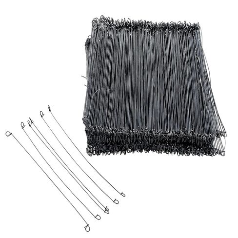 Sandbaggy Double Loop Rebar Wire Bar Ties | 16 Gauge | Made of Industrial Grade Wire | Great for Securing Rebar, Sandbags & More | Extra Long Length (12 Inch Length, Pack of 1000) in Kuwait
