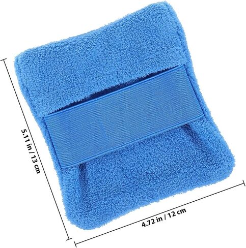 Gogogmee 2 Pcs Beach Sand Remover Bag with Zipper Easy to Use Synthetic Fiber Sand Mitt Gentle the Skin for Body Beach Essentials for Vacation in Kuwait