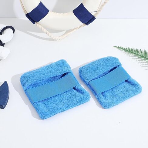 Gogogmee 2 Pcs Beach Sand Remover Bag with Zipper Easy to Use Synthetic Fiber Sand Mitt Gentle the Skin for Body Beach Essentials for Vacation in Kuwait