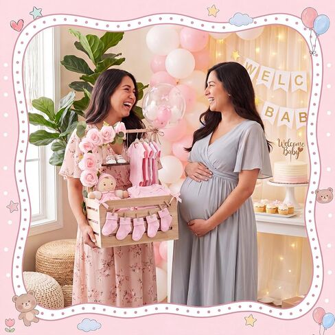 Novabright Wooden Baby Shower Crate Closet with Handle,Swing,Wood in Kuwait