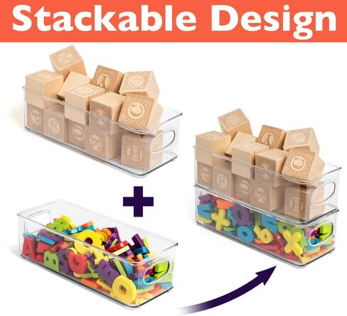 CLEARSPACE Plastic Pantry Organization and Food Storage Bin – Great Kitchen Fridge Organizer Bins, 2 Pack in Kuwait