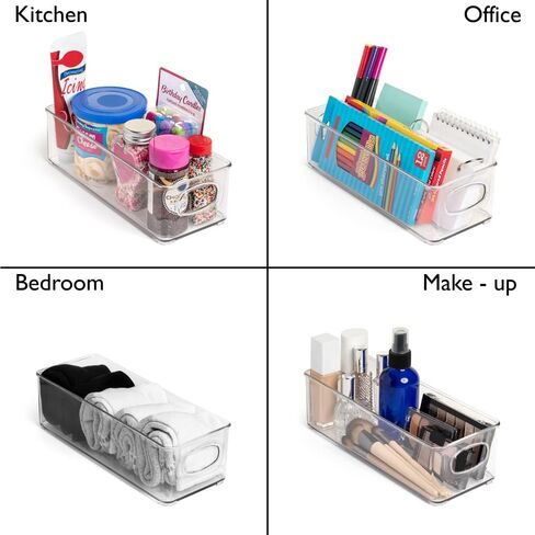 CLEARSPACE Plastic Pantry Organization and Food Storage Bin – Great Kitchen Fridge Organizer Bins, 2 Pack in Kuwait
