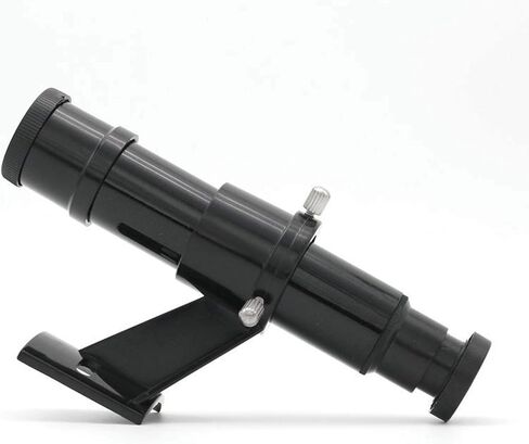 Portable Monocular Astronomical Telescope Eyepiece Finderscope Plastic with Dust Cap Black 5X24 Lightweight for Specific Area Observation in Kuwait