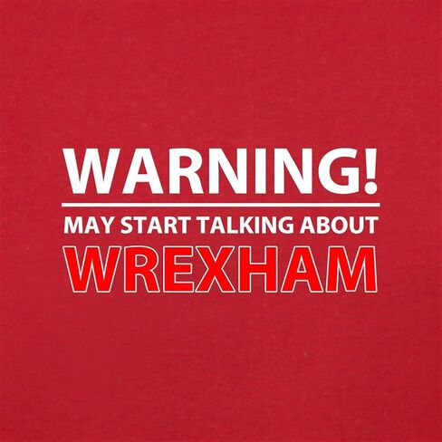 Warning! May Start Talking About Wrexham - Organic Baby/Toddler T-Shirt in Kuwait
