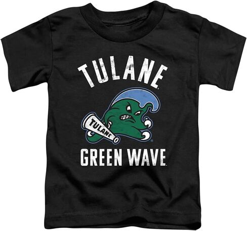 Tulane University Official Green Wave Logo Unisex Toddler T Shirt in Kuwait