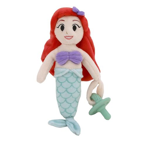 Disney Ariel Red, Lavender, and Aqua Super Soft Plush Pacifier Buddy in Kuwait