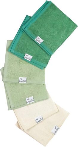 Copper Pearl 6 Ultra Soft Baby Bath Washcloths Premium Large Soft Haven 11" x 11" Towels in Kuwait