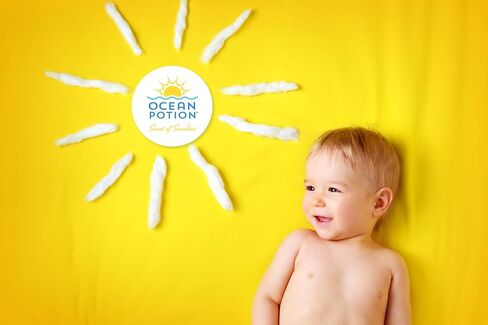 Ocean Potion Baby Sunscreen Lotion SPF 50, Broad Spectrum UVA/UVB Sun Protection, Gentle Non-Greasy Sunscreen Body Lotion with Aloe & Vitamin E, Travel Size Sun Screen 3.4 oz, Unscented in Kuwait