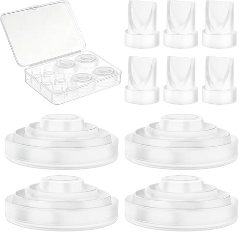 Duckbill Valves & Silicone Diaphragm Replacement Parts Compatible with Momcozy M5 Wearable Breast Pump – BPA-Free Food-Grade Silicone Accessories (10 Pack: 6 Valves + 4 Diaphragms) in Kuwait