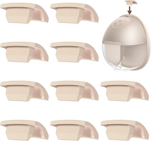 10PC Updated Anti-Leak Spout Cap Compatible with eufy E20/E10/S1/S1 Pro Wearable Breast Pump, Food-Grade Silicone, BPA Free, Dust Cover for eufy Pump, Non-Original Replacement Parts in Kuwait