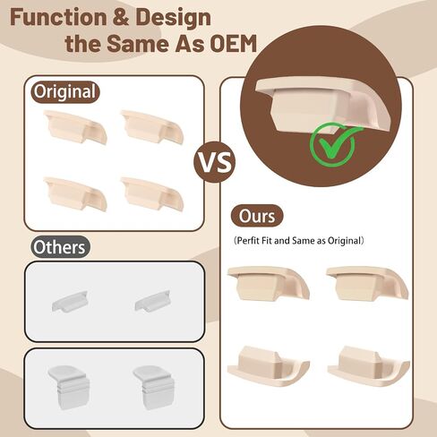 10PC Updated Anti-Leak Spout Cap Compatible with eufy E20/E10/S1/S1 Pro Wearable Breast Pump, Food-Grade Silicone, BPA Free, Dust Cover for eufy Pump, Non-Original Replacement Parts in Kuwait