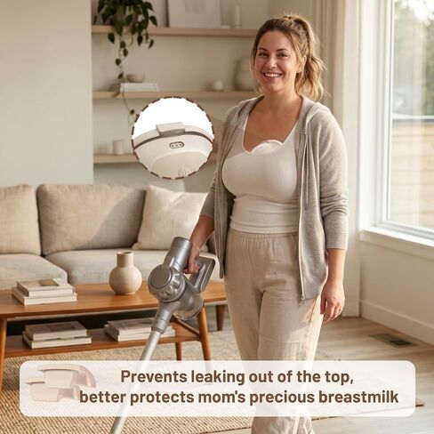 10PC Updated Anti-Leak Spout Cap Compatible with eufy E20/E10/S1/S1 Pro Wearable Breast Pump, Food-Grade Silicone, BPA Free, Dust Cover for eufy Pump, Non-Original Replacement Parts in Kuwait