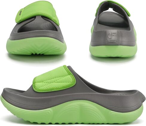 COFACE Recovery Sandals Womens 2026 Orthopedic Orthotic Plantar Fasciitis Relief Comfortable Arch Support Women's Walking Beach Slides Sandalias de Mujer Open Toe Slip On GreyGreen Size 9 in Kuwait