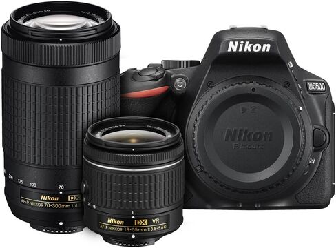 Nikon 24.2 Digital SLR Camera Bundle with 3.2" TFT LCD, Black (13530) in Kuwait