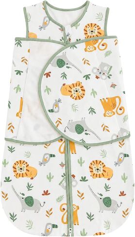 WYTbaby Baby Swaddle Sleep Sack 1.0 TOG Cotton SleepSack for Newborn | for Alls Season 0-12 Months 100% Cotton in Kuwait