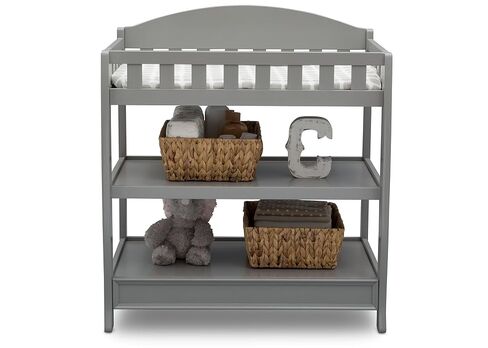 Delta Children Infant Changing Table with Pad, Grey in Kuwait