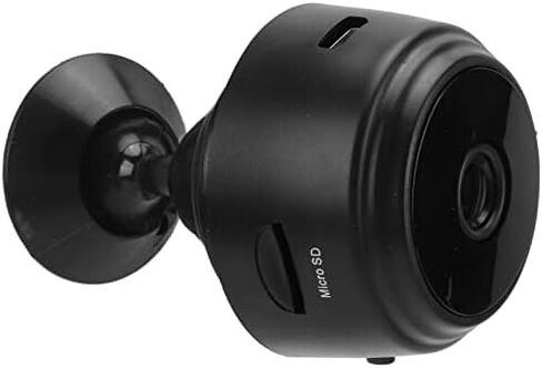 Goshyda Mini Security Camera,150° Visual 1080P Security Camera, Home Security Night Vision Surveillance Cam Remote Monitor, for Home Car Indoor Security in Kuwait