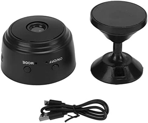 Goshyda Mini Security Camera,150° Visual 1080P Security Camera, Home Security Night Vision Surveillance Cam Remote Monitor, for Home Car Indoor Security in Kuwait