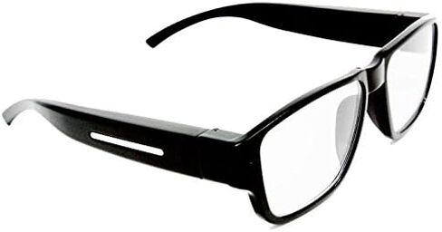 DVR295 Covert Surveillance Glasses, 1/4" Progressive CMOS Sensor, 67° Angle of View, 3.3 LUX @ F 2.8 Sensor Sensitivity, 720p HD Color Video Footage, Invisible Camera Lens on Frame in Kuwait