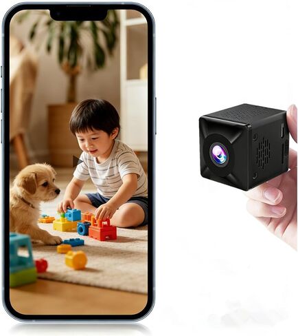 New 4K HD Full - Color Night Vision Wreless WiFi Security Camera | For Home, Office, Elderly & Pet Monitoring，App Control, Cloud Storage and SD Storage in Kuwait