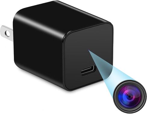 Mini Camera, 1080P HD Plug & Play Portable Surveillance Camera,No WiFi | Pet & Child Monitoring Camera, Supports Continuous/Motion Detection/Loop Recording, Ideal for Home & Office Surveillance in Kuwait