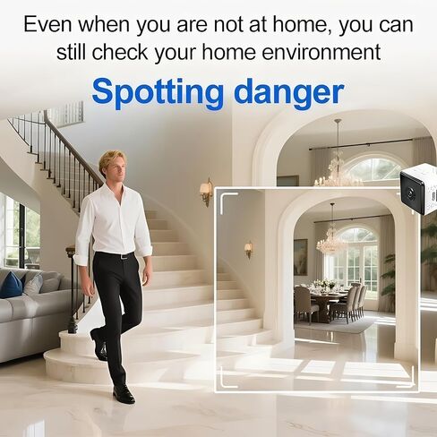 Mini Camera WiFi Security Camera Wireless Indoor Outdoor, 1080P HD Rechargeable Battery Powered Surveillance Camera ，Nanny cam， Smart Motion Detection，Micro Camera in Kuwait