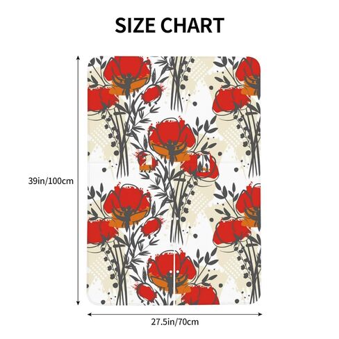 Red Poppies Baby Car Seat Cover & Breastfeeding Nursing Cover - Breathable Stretch Fabric Multi-Use Nursing Cover for Breastfeeding in Kuwait