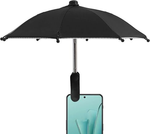 Phone Umbrella for Sun Cell Phone Umbrella Sun Blocker | Anti-Reflective Rainproof Cellphone Accessories for Travel Camping Outdoor Beach Pool Car in Kuwait