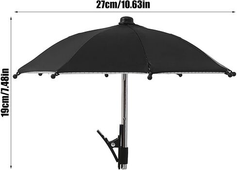 Phone Umbrella for Sun Cell Phone Umbrella Sun Blocker | Anti-Reflective Rainproof Cellphone Accessories for Travel Camping Outdoor Beach Pool Car in Kuwait