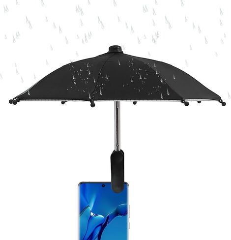 Phone Umbrella for Sun Cell Phone Umbrella Sun Blocker | Anti-Reflective Rainproof Cellphone Accessories for Travel Camping Outdoor Beach Pool Car in Kuwait
