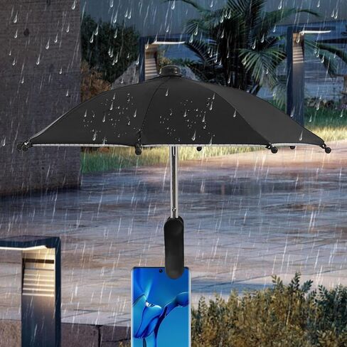 Phone Umbrella for Sun Cell Phone Umbrella Sun Blocker | Anti-Reflective Rainproof Cellphone Accessories for Travel Camping Outdoor Beach Pool Car in Kuwait