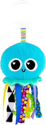 Lamaze Baby Sensory Clip-On Toy | Bright Colors, Contrasting Patterns, Sensory Textures, Clip-On For Strollers Carriers And Diaper Bags, On-The-Go Fun in Kuwait