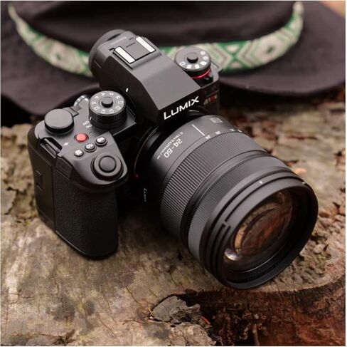 Panasonic LUMIX S Series 24-60mm F2.8 L-Mount Lens Bundle | Extend your zoom reach up to 187mm depending on the compatible, Focus ring doubles as a control ring for adjusting settings in Kuwait