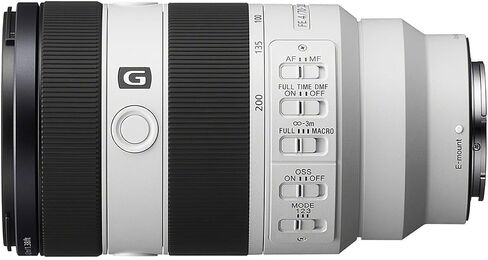 Sony FE 70-200mm f/4 Macro G OSS II Lens Bundle | Telephoto Zoom with 1:2 Macro, Constant f/4 Aperture & Optical SteadyShot | for Portraits & Travel (SEL70200G/2) + Filter Kit + Case + Cap Keeper in Kuwait
