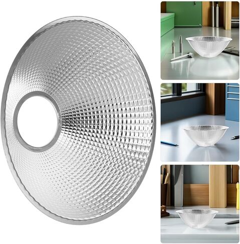 PRETYZOOM 2pcs Aluminum LED Light Reflector Cup for Flashlight Spotlight Covers Precision Light Control and Optimized Thermal Management, Silver Lampshade Accessories for Outdoor Camping in Kuwait